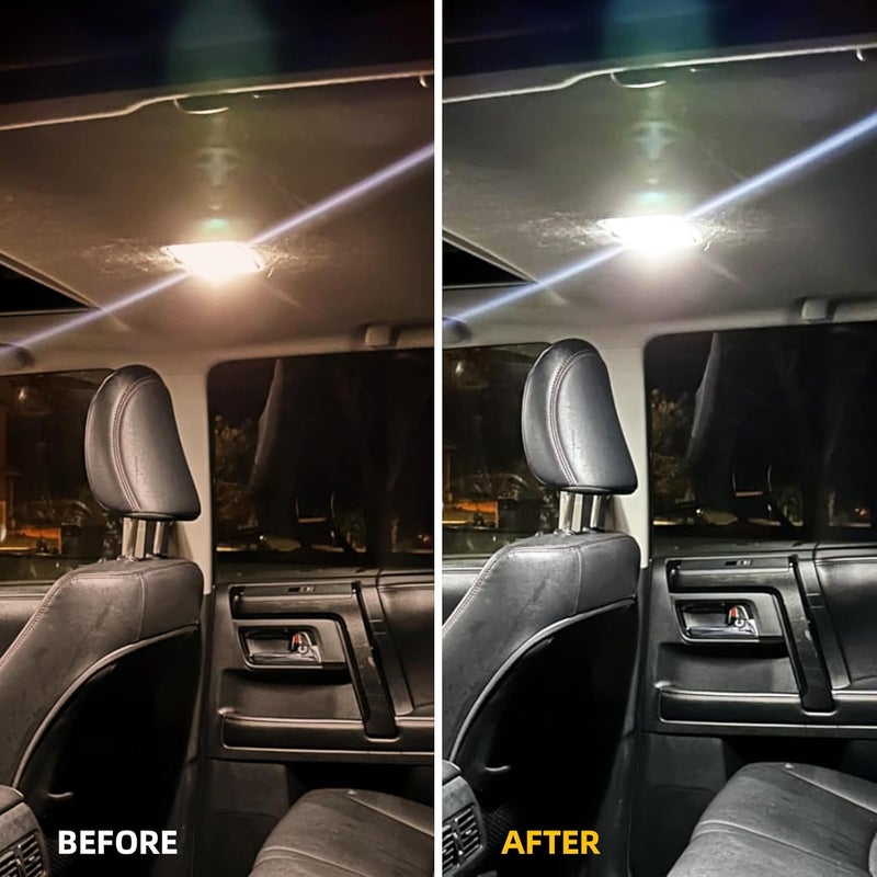 EASY EAGLE 16 Pcs Super Bright 6000K White LED Interior Light Bulbs Kit Package for 2010-2020 2021 2022 Toyota 4Runner + and Install Tool (White) - Image 5